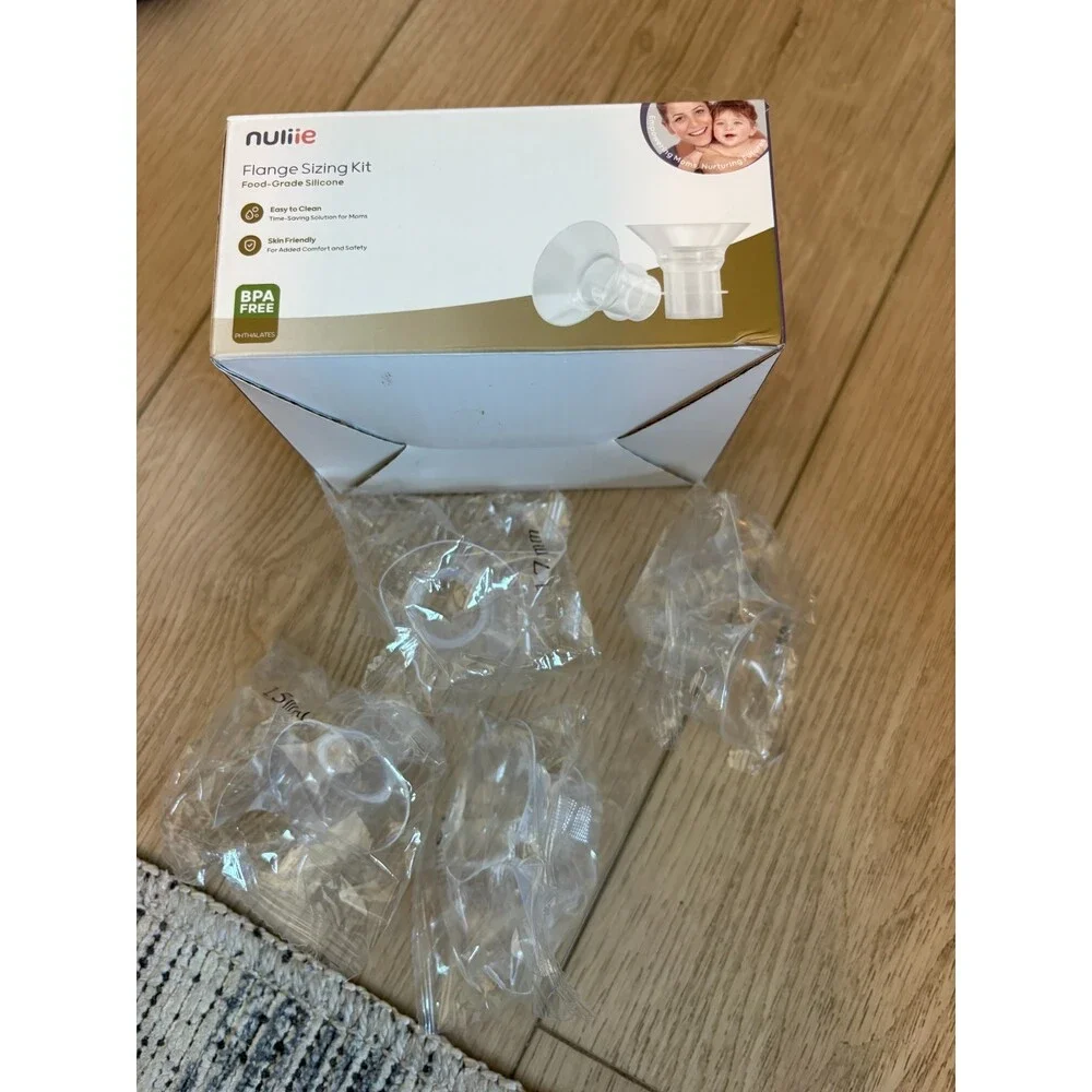 Nuliie Flange Sizing Kit Food-Grade Silicone 13/15/17/19/21 mm extras NEW